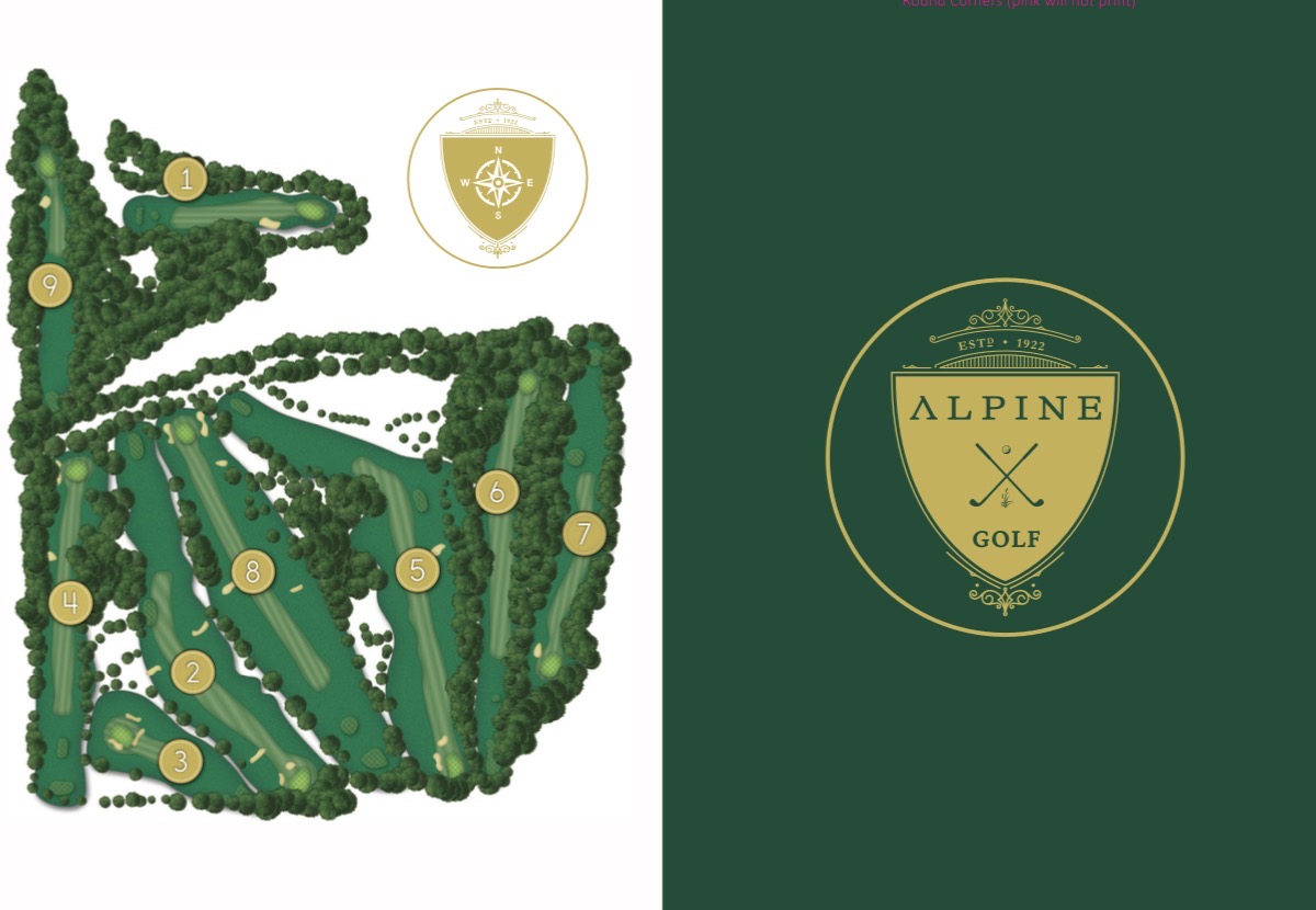 Alpine Legacy Nine — Course Map